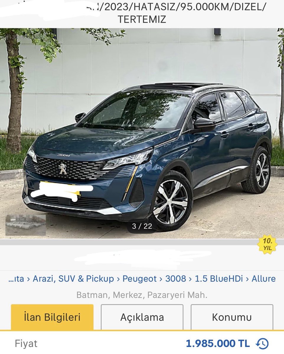 FinansDailyTR's tweet photo. 🚗💰 1.5M - 2M arası cebinizi delmeden, sanayilerde süründürmeyecek SORUNSUZ araçlar! 🔥

1️⃣ Citroen C5 Aircross 1.5 BlueHDi / EAT8
Sınıfının en konforlusu! EAT8 vites geçişleri ipek gibi, motoru (AdBlue/DPF dışında) sorunsuz. Konfor kralı! 🛋️
2️⃣ Suzuki S-Cross 1.4 Hibrit 
Japon sorunsuzluğunun ta kendisi! 6 ileri tork konvertörlü otomatik şanzımanıyla uzun yıllar sorunsuz gider. Konforu biraz geride kalsa da sizi sanayiye uğratmaz! 🇯🇵⚡
3️⃣ Fiat Egea 1.6 Multijet / DCT6
Türk halkının yıllardır 1 numarası! Uygun fiyat + çok sorunsuz dizel. DCT kuru tip, şehir içi ısınabilir → 100bin km’de kavrama değişimi düşünün. 💪
4️⃣ Peugeot 3008 1.5 BlueHDi / EAT8
Stellantis ikizi C5 Aircrossdan daha premium iç mekan! Aynı sağlam motor + EAT8 ama konforu C5’e göre konfor biraz geride, fiyatı biraz önde. ✨
Sizin tercihiniz hangisi olurdu? Yorumlarda belirtin! 👇
#SorunsuzAraba #İkinciEl #Otomobil #C5Aircross #SCross #Egea #3008