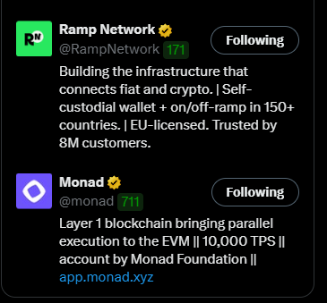 CryptoAIGuy_'s tweet photo. @RampNetwork @monad Answer: C. 5 USDC π
Thrilled to see that @Monad is now live on Ramp Network! This latest launch is exactly what the ecosystem needs.
All tasks done, hoping to be the 1 random winner picked from the correct answers for that $50 prize! π
#Monad #RampNetwork https://t.co/1td3LUFhBT