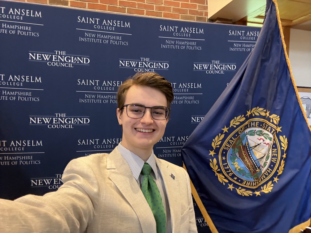 TomTrostNH's tweet photo. So great to see @SenJohnKennedy, @James4NH, and many more at Senator Kennedy’s Politics &amp; Eggs event at Saint Anselm College.

Thank you to Saint Anselm and the @NECouncil for hosting!

#nhpolitics https://t.co/yHAj4n5mGe