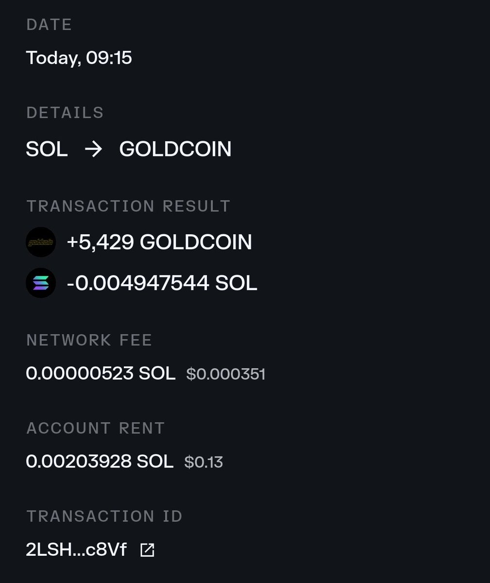 Goldcoin__Sol's tweet photo. $goldcoin • Daily Token Improvement Report • 6.12.2026

105k $goldcoin daily buyback + burn today 🔥 
30.92% supply burned total 🔥
Marketing wallet balance $1294

100% of pumpfun rewards reinvested daily: 50% daily buyback/burns, 50% marketing 

Learn more: https://t.co/k1gIsJGdiH 

ca: 9QFfgxdSqH5zT7j6rZb1y6SZhw2aFtcQu2r6BuYpump