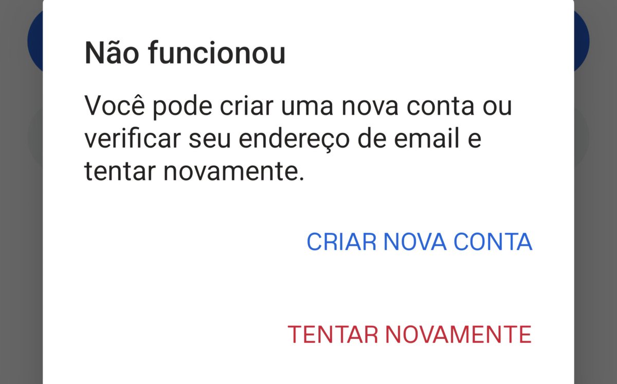 viccaarvalhoo's tweet photo. @VicAsVezesMorva A mesma coisa comigo e eu tento colocar meu e-mail, celular, qualquer coisa e aparece isso https://t.co/1weLmTbQkC