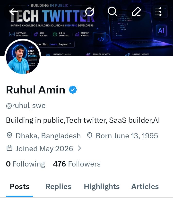Ruhul Amin (@ruhul_swe) / Posts / X