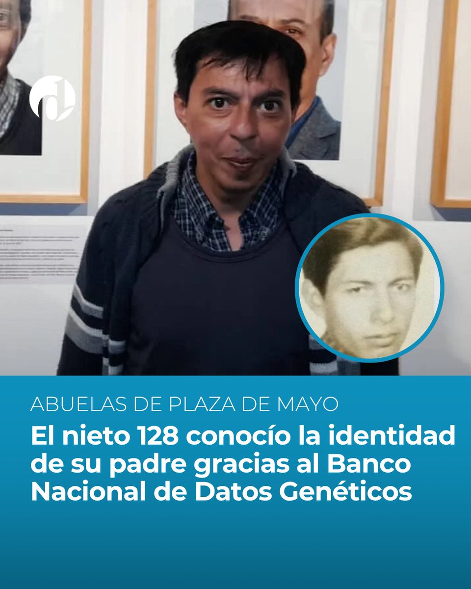 eldestapeweb's tweet photo. En medio del ajuste de Milei sobre el Banco Nacional de Datos Genéticos ❌

🤍 Las Abuelas de Plaza de Mayo anunciaron que identificaron a la familia paterna de Marcos Eduardo Ramos, el nieto recuperado número 128, gracias a una investigación que se extendió durante ocho años y a nuevas tecnologías incorporadas por el Banco Nacional de Datos Genéticos.

🫂 La confirmación permitió establecer que Marcos es hijo de Pastor Dante Campos, militante del PRT-ERP desaparecido durante el terrorismo de Estado, y posibilitó el encuentro con su tía Ilda del Valle Campos, la única hermana sobreviviente de su padre.

Más información 👉 https://t.co/kJlL3NtyT9