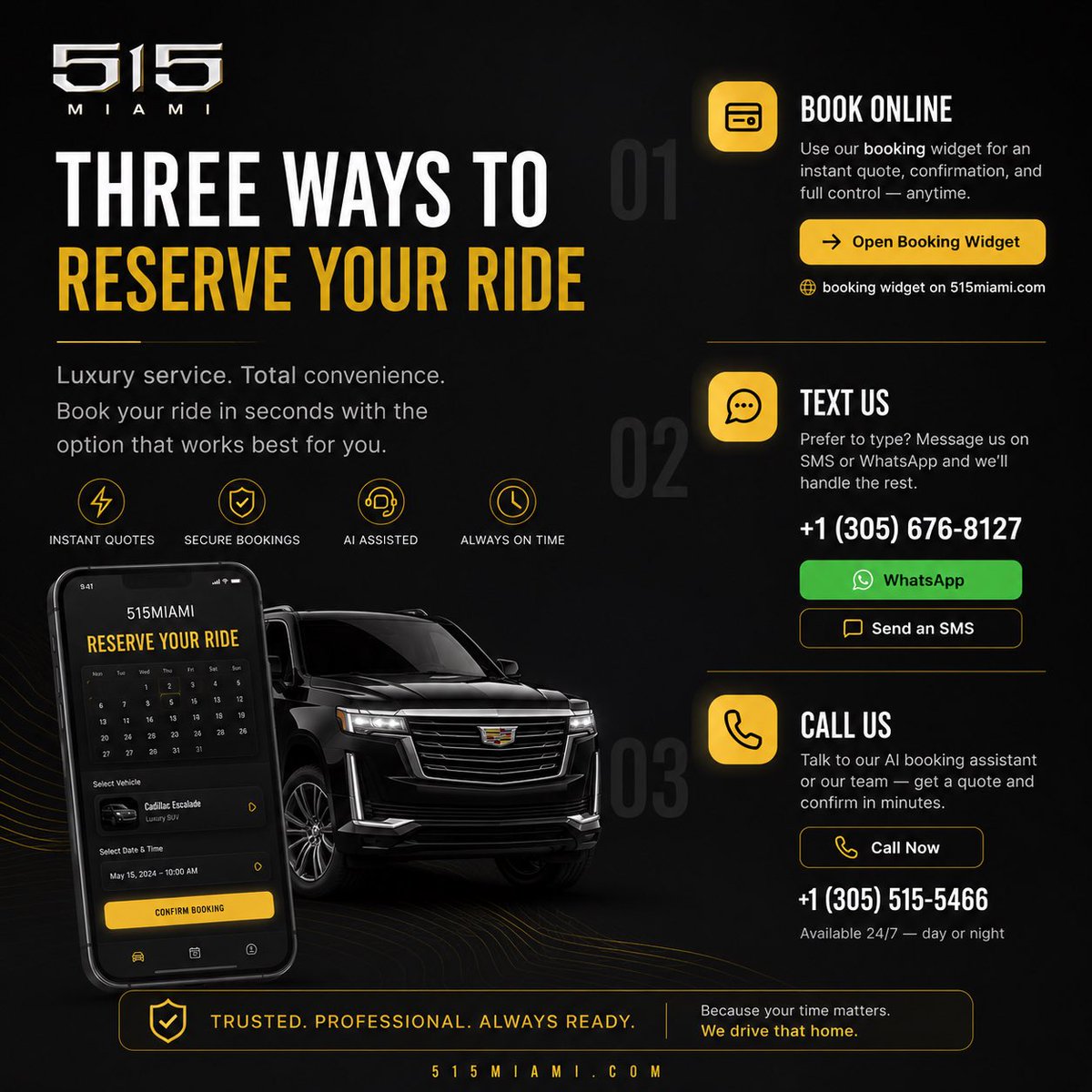 515MIAMI's tweet photo. Book a Miami limo and black car service at https://t.co/OZWbYzsUEi https://t.co/GR7NnA93bE