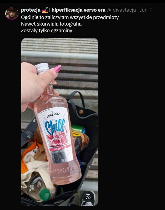 sexundpenis's tweet photo. @_divastacja kto to mówi? młodociana alkoholiczka. 
6 tygodni, poczekaj tylko... https://t.co/xLS4pgqWgq