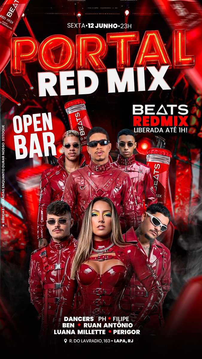 knowallace's tweet photo. 🔥 SEXTOU NO PORTAL! 🔥
@portalrio_ 

🎧 SEXTA – PORTAL RED MIX
☪️ com Beats Red Mix

🔗 Lista de desconto:
https://t.co/LGlbW30XOu

🎟️ Ingresso:
https://t.co/uWAjN2a3UT

💸 Cupom: WALLACE5

Chama a galera e vem começar o fim de semana do jeito certo! 🪩🍻 https://t.co/GbHX1glStE