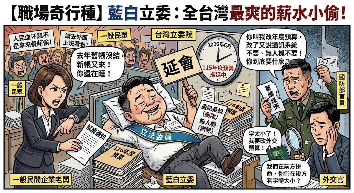 LadyDPower's tweet photo. 【公僕與社畜】

各位辛辛苦苦的「社畜」，2026年都過了一半，大家今年度的KPI有照進度達成50%了嗎？

在我們一般的公司行號裡，如果一個專案去年底就該審完，結果拖到今年6月還沒交出來，每天還理直氣壯地唉唉叫喊：「我要加班，因為專案還沒做完！」你覺得正常的上司或主管會怎麼反應？不用想， https://t.co/gbcYhBSeZk