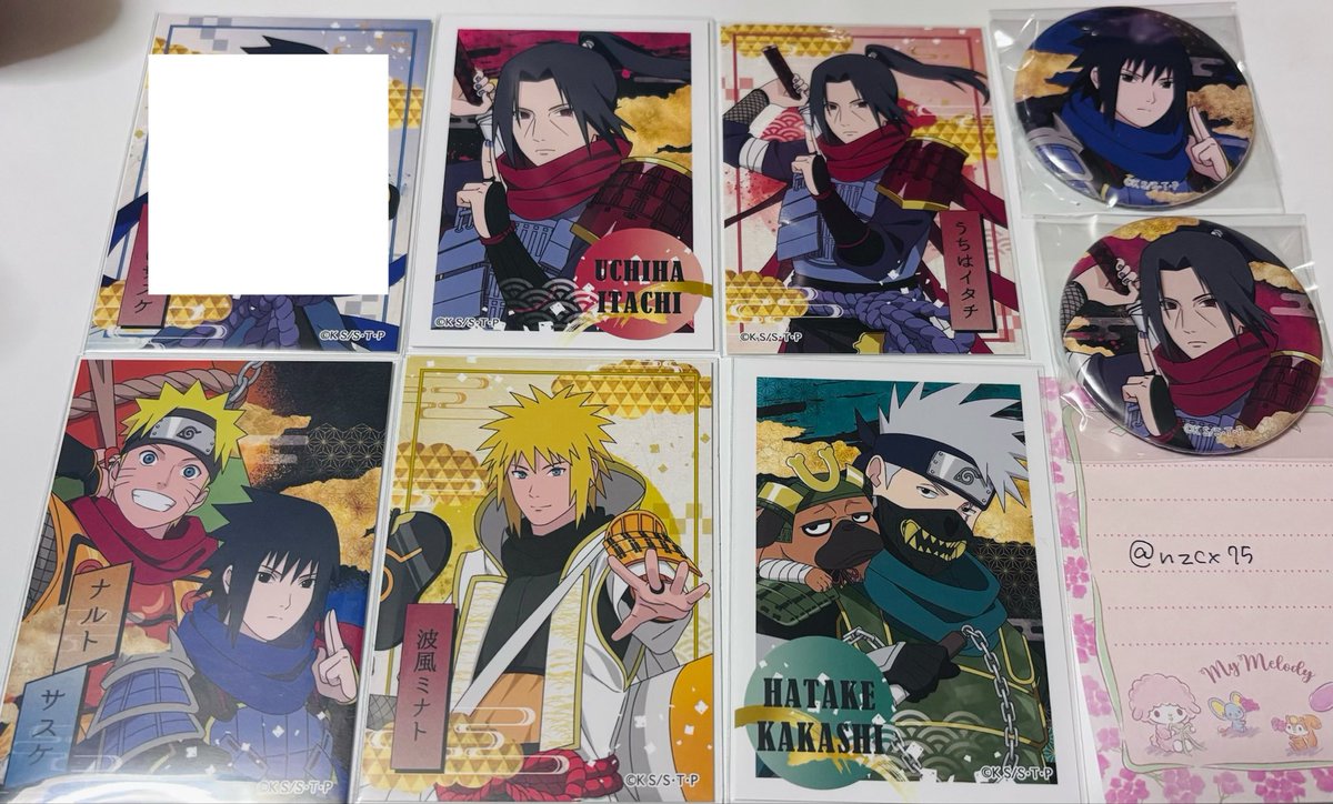 nzcx75's tweet photo. NARUTO ナルト 缶バッジ ミニブロマイド  忍武者 チャイナ ウエハース 交換

【譲】カカシ ミナト サスケ イタチ ナルト

【求】同異種ヒナタ

気軽にお声掛けください🌱 https://t.co/lVSe8t53Oc