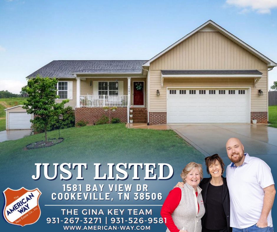 AmericanWayRea1's tweet photo. 🏡 JUST LISTED! 🏡
Take a look at this new listing — it won’t last long!
🔗https://t.co/S4B4IMP3aE 
📞 931-526-9581
#AmericanWayRealEstate #CookevilleTN #TNRealEstate #justlisted #TheGinaKeyTeamAmericanWayRealtors https://t.co/4Z2tnXWSCs