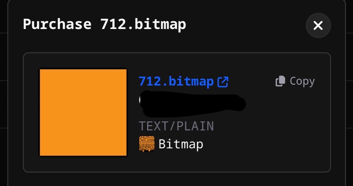 hitoshi14705978's tweet photo. 712. I got bitmap😋
I've already used up BTC, and I'll spend the rest of the time STEPN🔥
#ordinals #bitmap #metaverse https://t.co/bPBe7dihCP