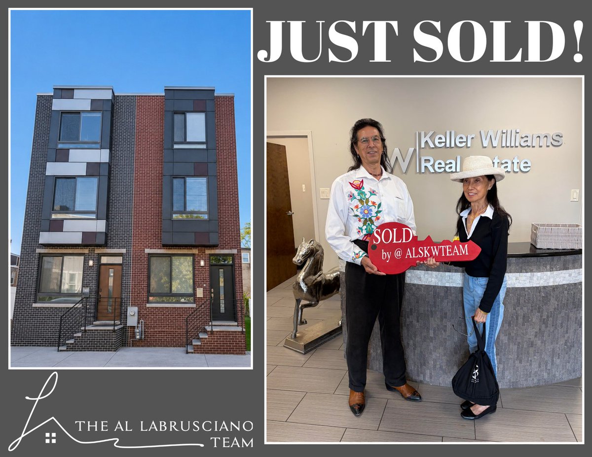 AlsKWTeam's tweet photo. Congrats to Tony &amp; Wanwoo on their new North Philly home! A move from New Jersey to be closer to family makes this milestone even more special. It was a pleasure helping them find the perfect place and getting to know their wonderful family. Wishing you many happy memories! #Sold https://t.co/aYyJdwmlAV