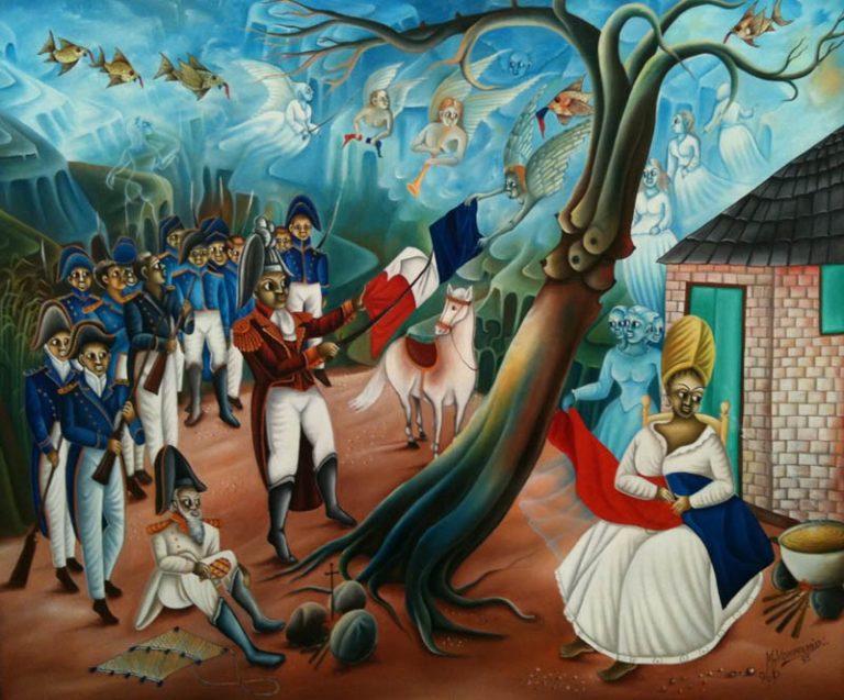 Pakirry69's tweet photo. I don't know if you're aware that @FIFAcom banned Haiti's jersey for the #WorldCup2026, or why they're wearing the Polish flag.
And that, more than 200 years later, that story would end up causing a clash with FIFA.

It sounds unbelievable, but it’s true. https://t.co/CGJekbt95n