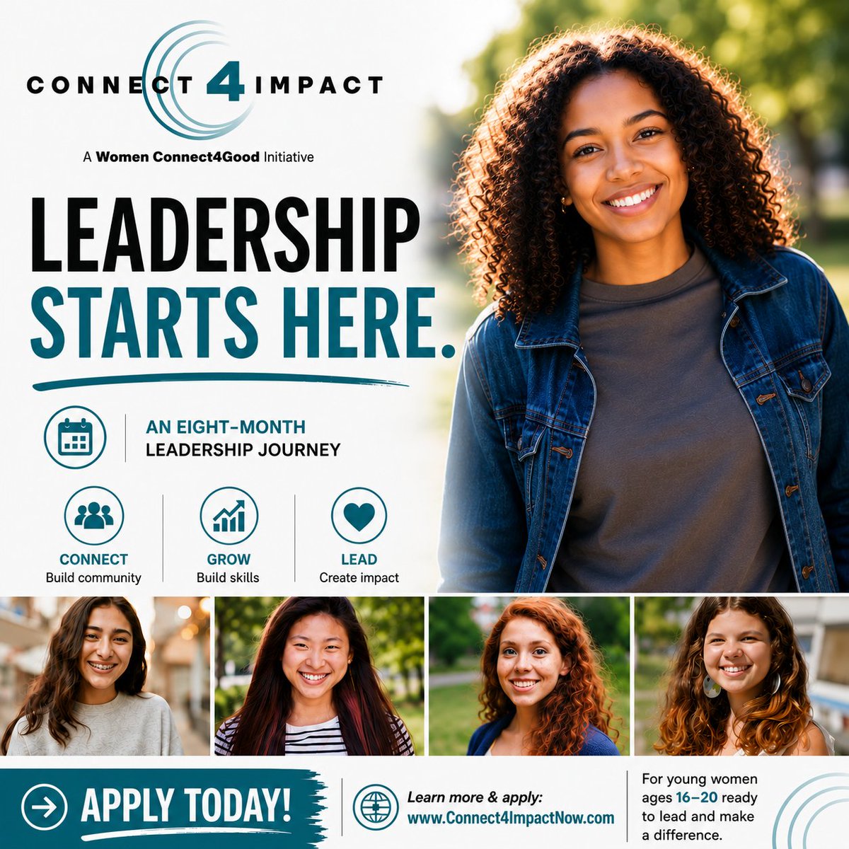 DrNancyOReilly's tweet photo. Leadership growth doesn’t happen by accident—it happens with the right structure. The Connect4Impact curriculum is built to help young women move from big ideas to real action as part of this Women Connect4Good Initiative. https://t.co/8z7yWq2i4r https://t.co/YGw1kIQ1bE