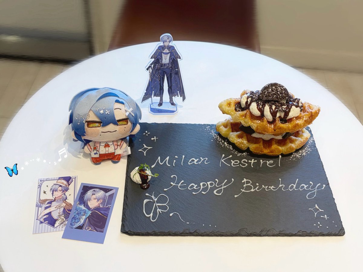 Ru_chan_o0's tweet photo. ミランさんお誕生日おめでとうございます！🦋♪
#ミラン誕生日2026
#クラン・ケストレル https://t.co/7Ny03cKOOP