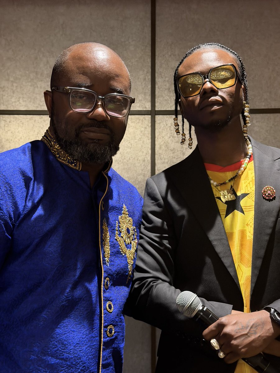 realbigwu's tweet photo. Honored to have served as MC and led the toast at the Official Send-Off Dinner for Ghana’s Black Stars. 
A memorable evening celebrating our national team before their journey ahead. Thank you to the organizers, partners, players, and distinguished guests for making it special https://t.co/MiwPtCMujG