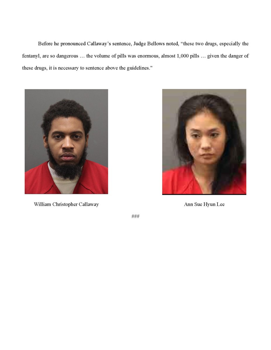 LoudounOCA's tweet photo. DRUG RING MEMBERS SENTENCED TO COMBINED 24 YEARS

“We hope that these sentences send a strong message that dealing fentanyl and other lethal drugs will not be tolerated in Loudoun County. We are grateful to our law enforcement partner, the @LoudounSheriff, for their ... https://t.co/XYqiBmU7Xw