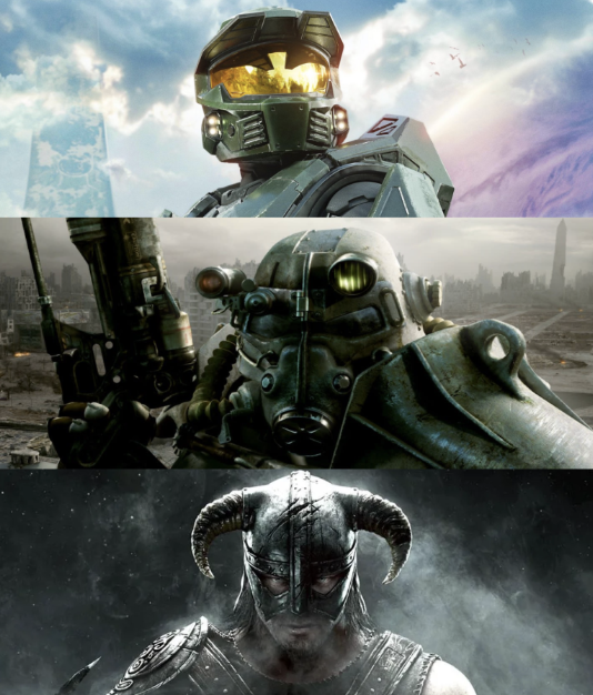 CultureCrave's tweet photo. XBOX is planning to move faster in developing games for their beloved franchises 🎮

This includes: 

• 'Halo' 
• 'Fallout'
• 'The Elder Scrolls' 

(via @theinformation) https://t.co/91u3CPRsHj