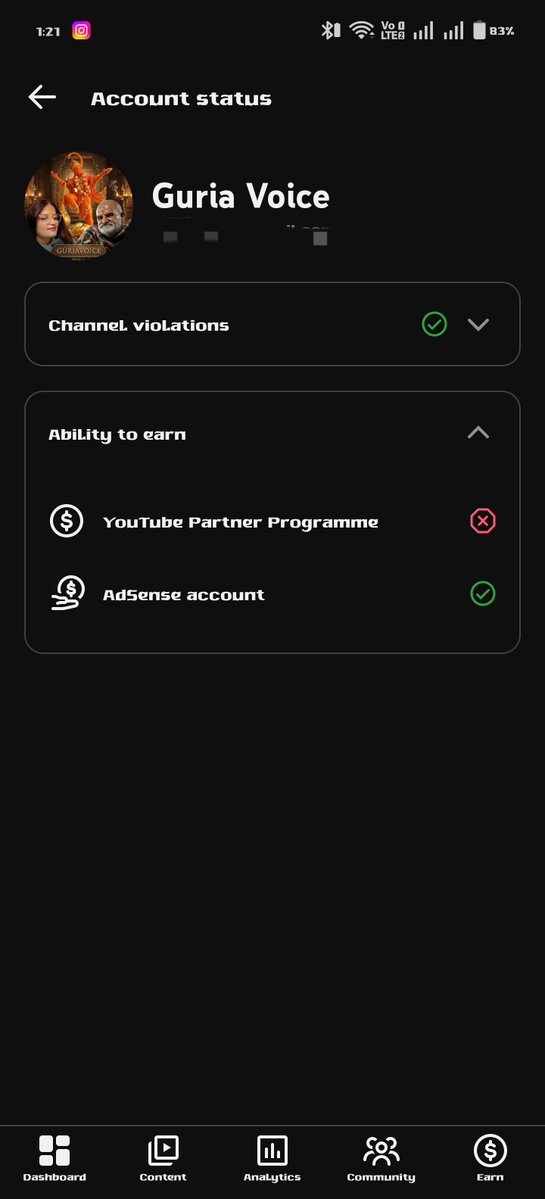 GuriaGupta4's tweet photo. Dear @TeamYouTube Today marks 82 days since my channel was demonetized. I am still waiting for a fair human review. My channel has 60K+ subscribers, and I continue to receive the same responses from support.

Chenel link:- https://t.co/lXBWnLEVKo… https://t.co/dxo4AU5rI7