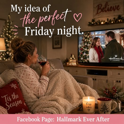 RomComReview1's tweet photo. If you like to be out on the town on Friday nights, good for you!  Meanwhile, I will be cozied in for the evening watching Christmas movies!

Who's with me?

#HallmarkChannel #HallmarkChristmasMovies #FridayNights #FridayVibes https://t.co/k0QgFInl5b