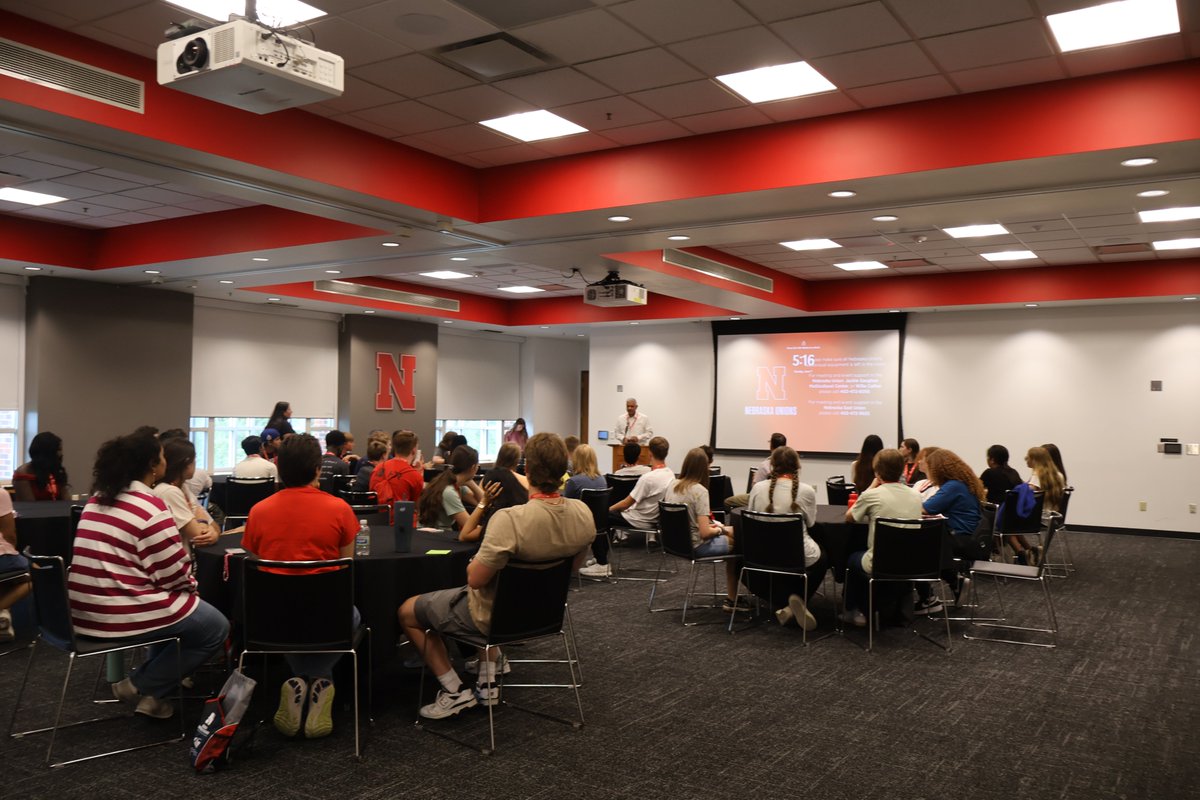 MATCNews's tweet photo. The MATC 2026 STEM Academy wrapped up this week! The Academy kicked off at UNL, welcoming 36 high school students for STEM learning.  Students started the week with a rocket engineering activity led by UNL Engineering Ambassadors and a welcome from Dr. Gabriel Bruguier. https://t.co/HmANfHe5H8