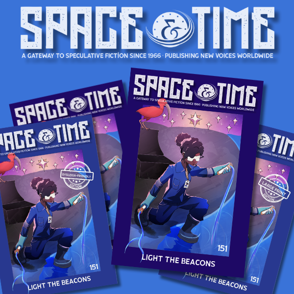 spaceandtimemag's tweet photo. To borrow a little wisdom from Gandalf: a publisher is never late. Nor is she early. She publishes precisely when she means to. 

Space &amp; Time Issue No. 151 (June 2026) is now available: Ebook · Standard Print · Large Print · Dyslexia-Friendly Print!
https://t.co/VmJJUgTNYf https://t.co/Vz0IcTdHQQ