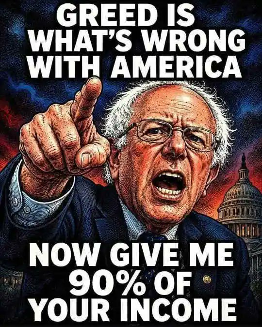 JP41776's tweet photo. Millionaire Bernie Sanders the ultimate hypocrite.

It's okay for him, just not for you. https://t.co/JvfBv1ZW71