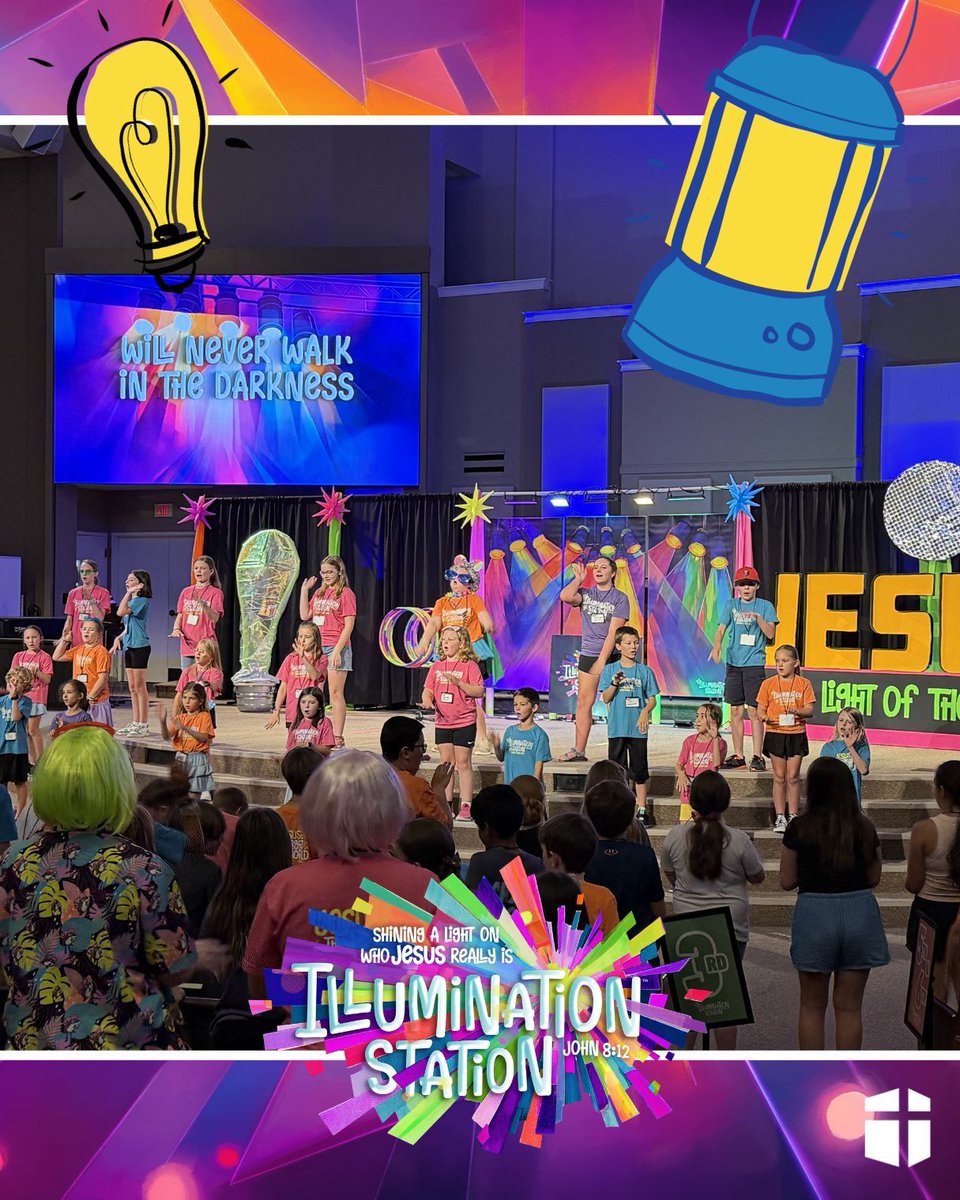 StevensStreet's tweet photo. We wrapped up a great week of VBS today! Praise the Lord - the kids gave over $3,100 to support Gospel efforts in Wyoming and in Kenya! #NAMB #IMB #VBS #IlluminationStation https://t.co/KZdQzd3EVL