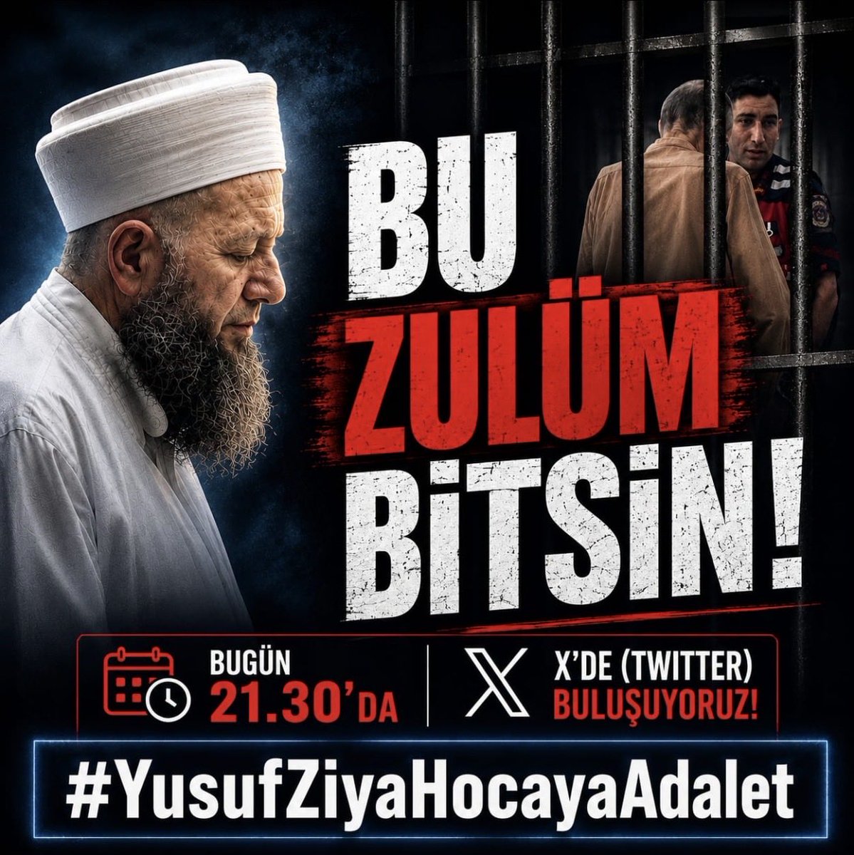abdulkerim_571's tweet photo. Allah rızası için Yusuf Ziya Gümüşel’in sesi olalım.

Hoca mazlum ve gariban olduğu için sesi duyulmuyor. 
#YusufZiyaHocayaAdalet https://t.co/bl4J3a7QD1