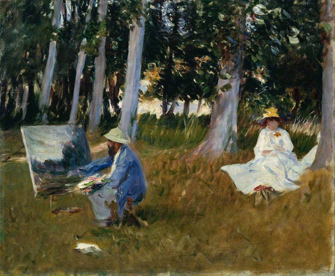 DanBerthod's tweet photo. John Singer Sargent
Claude Monet peignant à la lisière d'un bois, vers 1885 https://t.co/ojv74ohHGj