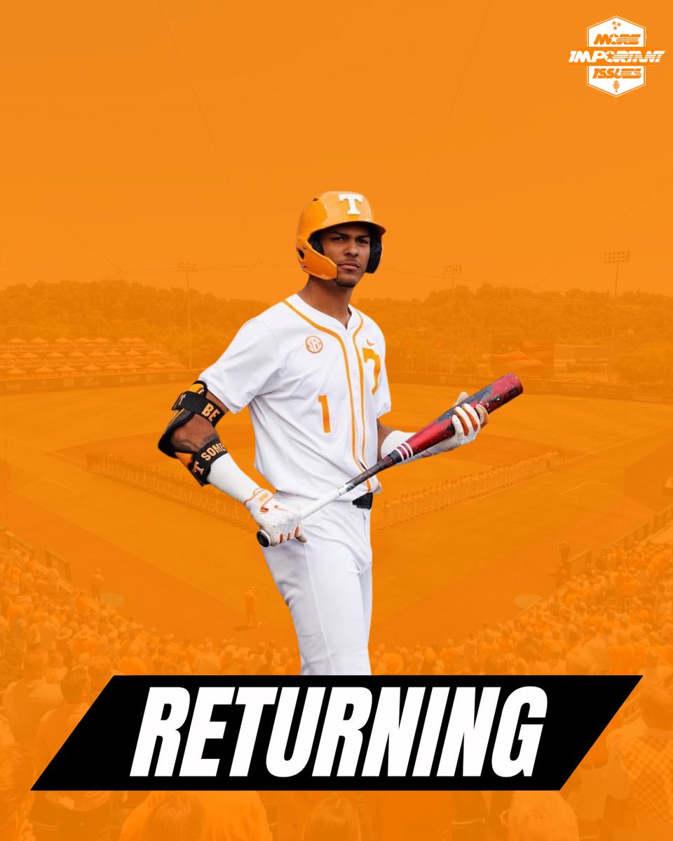 More_Issues's tweet photo. Tennessee OF Blaine Brown is returning to the Vols in 2027. https://t.co/y92V1WEDMG