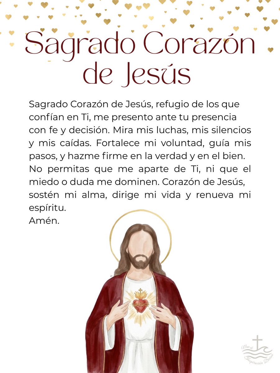 mar_deInsDivina's tweet photo. Hoy contemplamos el Corazón de Jesús, fuente inagotable de amor y misericordia. Que su ternura sane nuestras heridas, fortalezca nuestra fe y nos enseñe a amar como Él ama. ❤️‍🔥✝️ https://t.co/4mvFQGx925