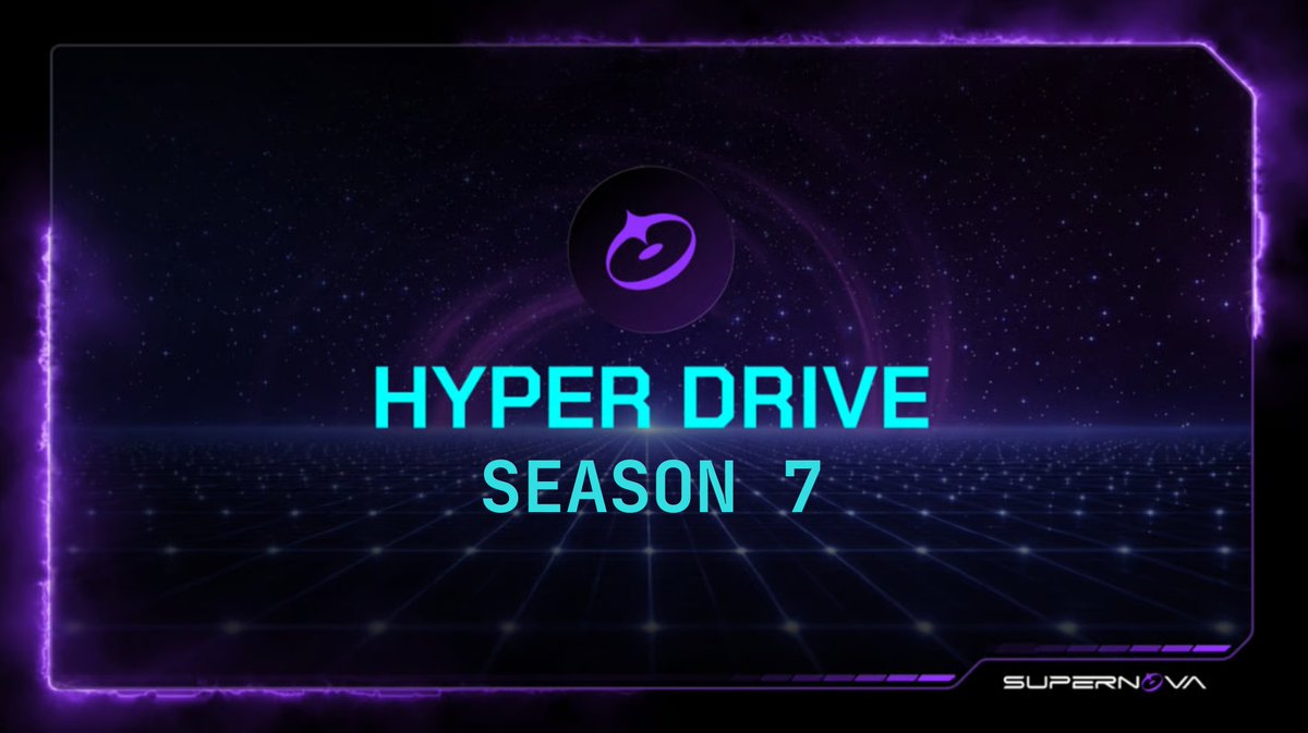 SupernovaDEX's tweet photo. Another season, another 5,000,000 veNOVA in rewards!

Hyper Drive season 7 is LIVE until June 25th 12:00 PM UTC

Create a supermassive lock worth 10,000 veNOVA or more to qualify https://t.co/wKcieXIgk7