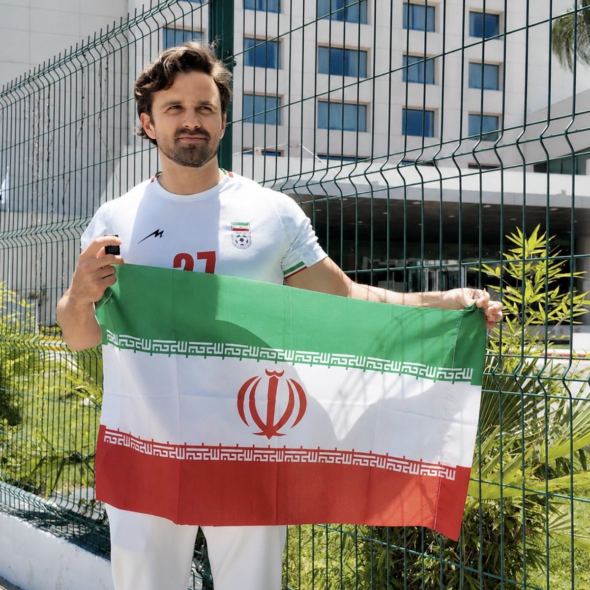 jacksonhinkle's tweet photo. ❤️🇮🇷🇲🇽 I’m in TIJUANA, MEXICO with Team Melli of the Islamic Republic of Iran, ready for the FIFA World Cup! https://t.co/hHTbdrM3cV