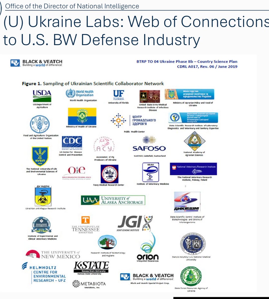 buperac's tweet photo. So the conspiracy theorists were right. 

There were biolabs in Ukraine and look at them working with all the UN organizations as well as the USDA. 

30 countries with these weaponized biolabs and I’ll bet Canada is on that list. https://t.co/bfUIEgrnyu
