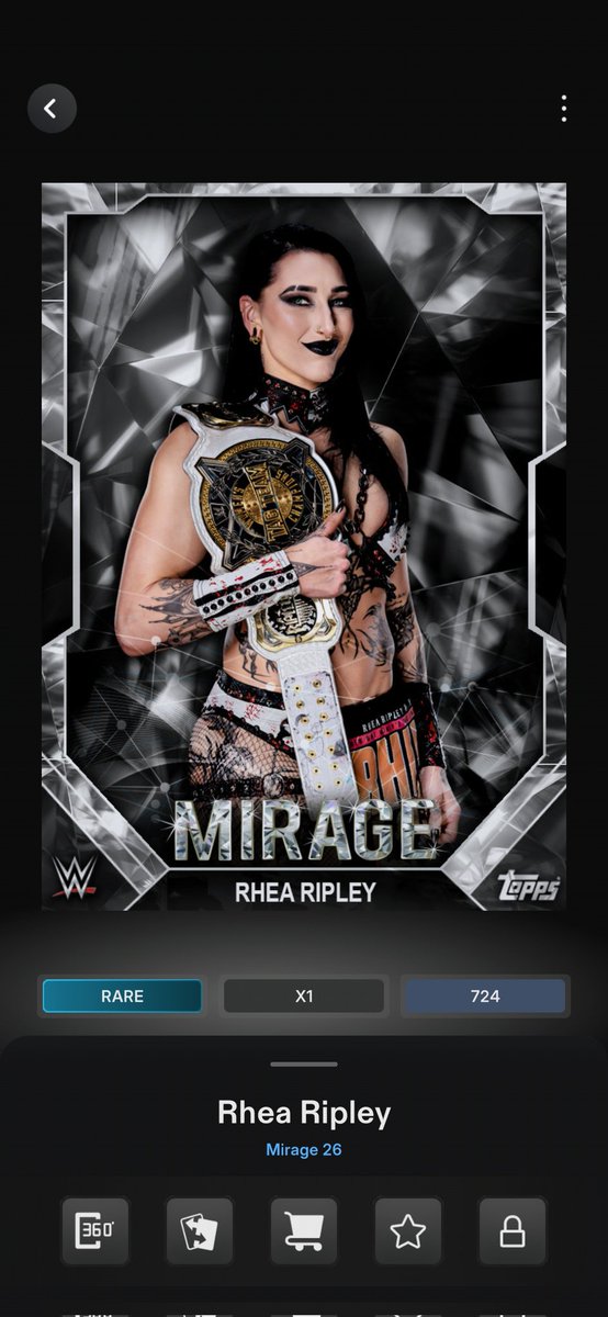 rachael14412707's tweet photo. 2 rhea cards in one pack #ToppsSlam https://t.co/ZdkAmiMvgM