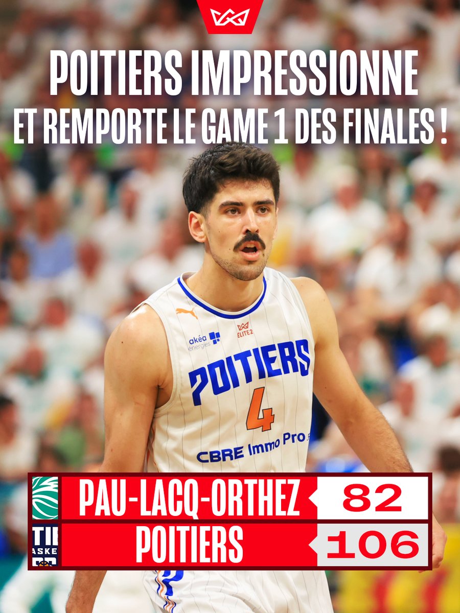 ELITE2_officiel's tweet photo. 𝗗𝗘𝗦 𝗗𝗘́𝗕𝗨𝗧𝗦 𝗙𝗥𝗔𝗖𝗔𝗦𝗦𝗔𝗡𝗧𝗦 🤯

Grâce à une perf' exceptionnelle sur le parquet de l'@EBPLO, le @pb86officiel remporte le match aller des Finales de #playoffs d'accession #BetclicELITE 🔥

Les Poitevins ont maîtrisé la rencontre de bout en bout ! 😱

#elite2 https://t.co/53hsI3I0GT