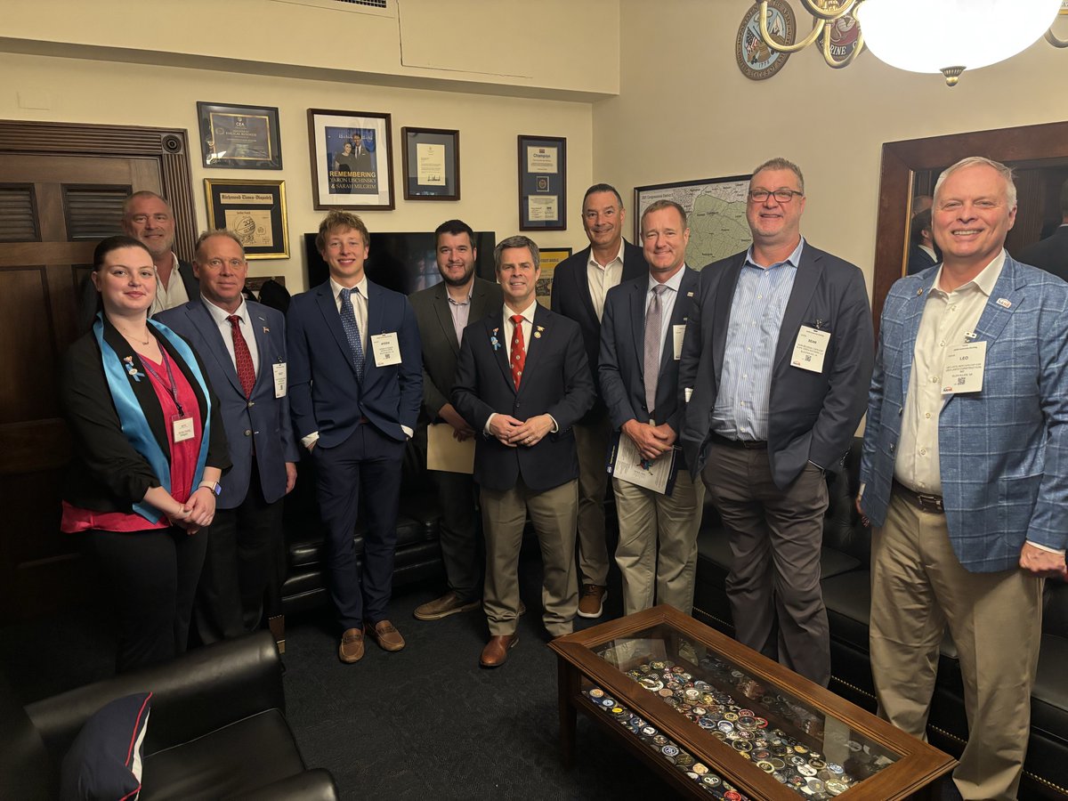 RepJohnMcGuire's tweet photo. I had a productive meeting with constituents from the Home Builders Association of Virginia to discuss ways Congress can help lower housing costs and expand housing opportunities. Housing affordability remains a top priority, and I appreciated hearing directly from Virginia builders about the challenges facing our communities. We also spoke about several of my bills aimed at combatting this issue like my American Dream Act and Home Savings Act.
