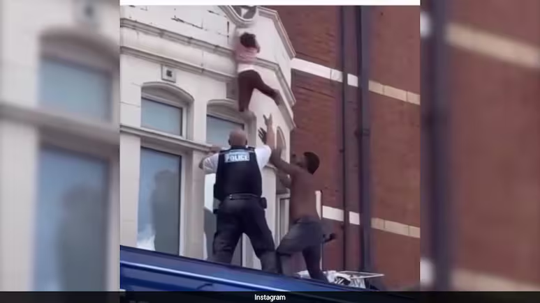ndtv's tweet photo. Indian Man Saves 3-Year-Old Falling From London Window Ledge, Credits Cricket Skills https://t.co/kjqbvvXGHZ https://t.co/He0iROR8AG