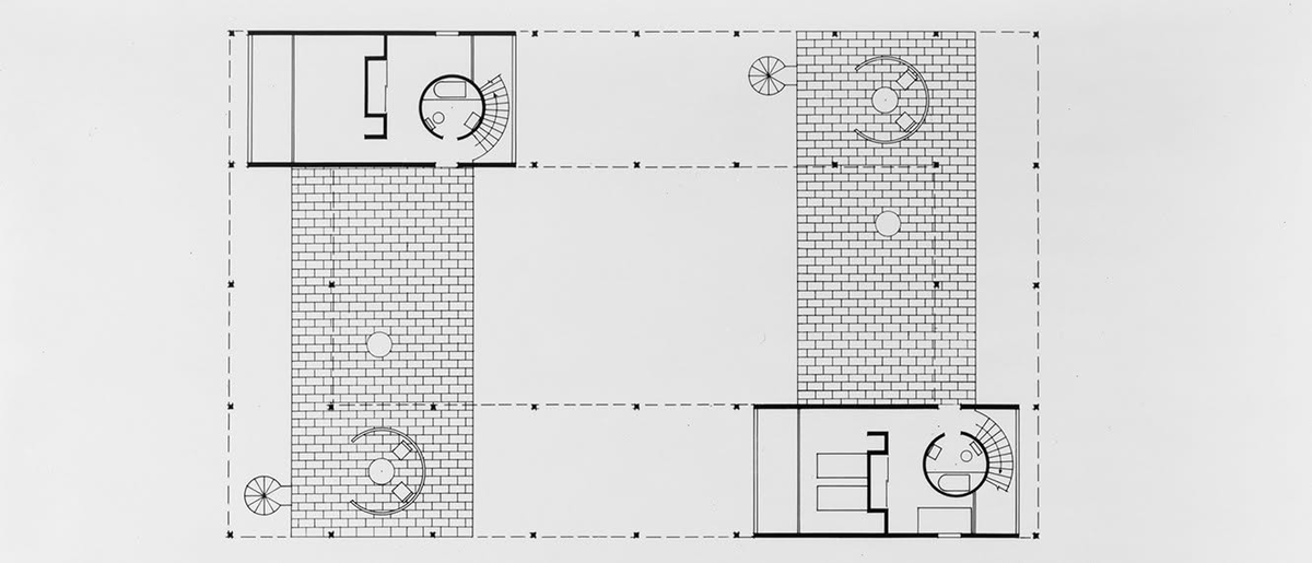 archistar1's tweet photo. Haywood Apartments 
Florida 🇺🇸
Progetto mai realizzato ideato da Paul Rudolph nel 1952. Il progetto prevedeva una serie di quattro appartamenti con una o due camere da letto, disposti attorno a un cortile centrale.
#archittetura https://t.co/T5rO9cWU5l