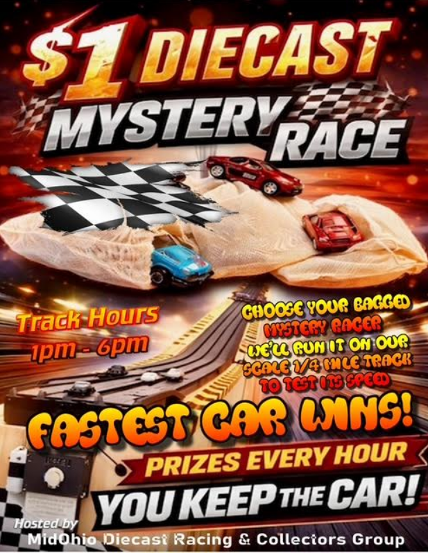 TriadSupt's tweet photo. Join us at Red, White &amp; Cards (June 20th) for the first ever Diecast Mystery Race!!!! https://t.co/8B3libWGKf