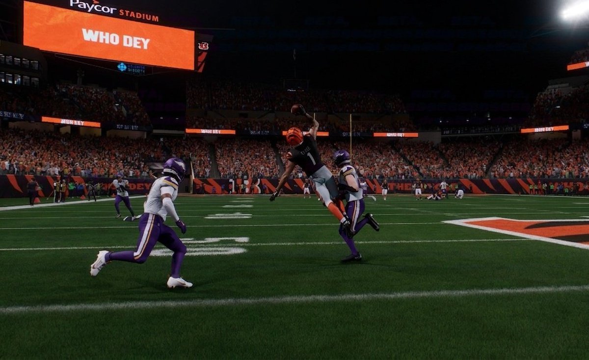 _RobDylan's tweet photo. Your exclusive first look at Ja'Marr Chase and Paycor Stadium in Madden NFL 27.
#Bengals https://t.co/w1pJqfSV3D
