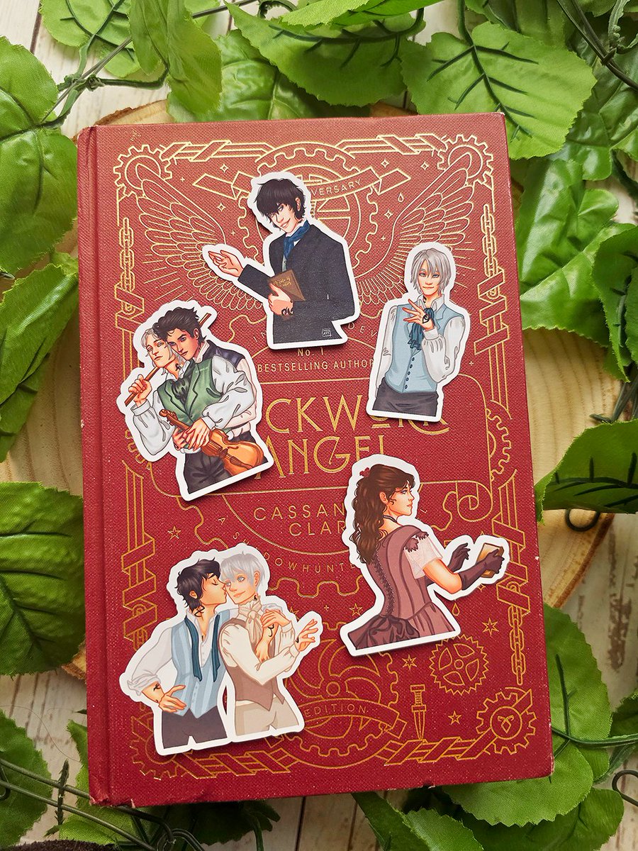 LemoncielArt's tweet photo. ✨THE INFERNAL DEVICES BOOKMARKS &amp; STICKERS✨

• 7cm Bookmark &amp; Stickers

🌻BIGCARTEL:  https://t.co/8vxgedpHTn

Every RT helps me a lot. Thank you for your support!  💕 https://t.co/Qa5aHd1Imu