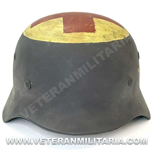 VMilitaria's tweet photo. Una reproducción meticulosa con acabado profesional: 🎨 Pintura Blue-Gray de época 🦅 Calca (2º modelo) 🪵 Interior envejecido texturizado 🛠️ Marcajes de fabricante fieles
Perfectos para recreación o vitrina. https://t.co/r6JNbrMIBG
#WW2reenactment #CascoM40 #Luftwaffe https://t.co/KjFOEDPo9Z