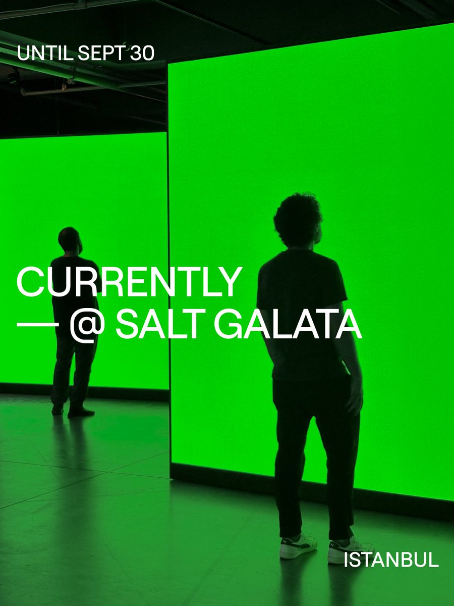 nohlab_studio's tweet photo. Nohlab's new installation is now on view at Salt Galata, Istanbul, as part of the exhibition 80 Yıl Ekseninde Garanti BBVA — until September 30. https://t.co/slukQ89gXp
