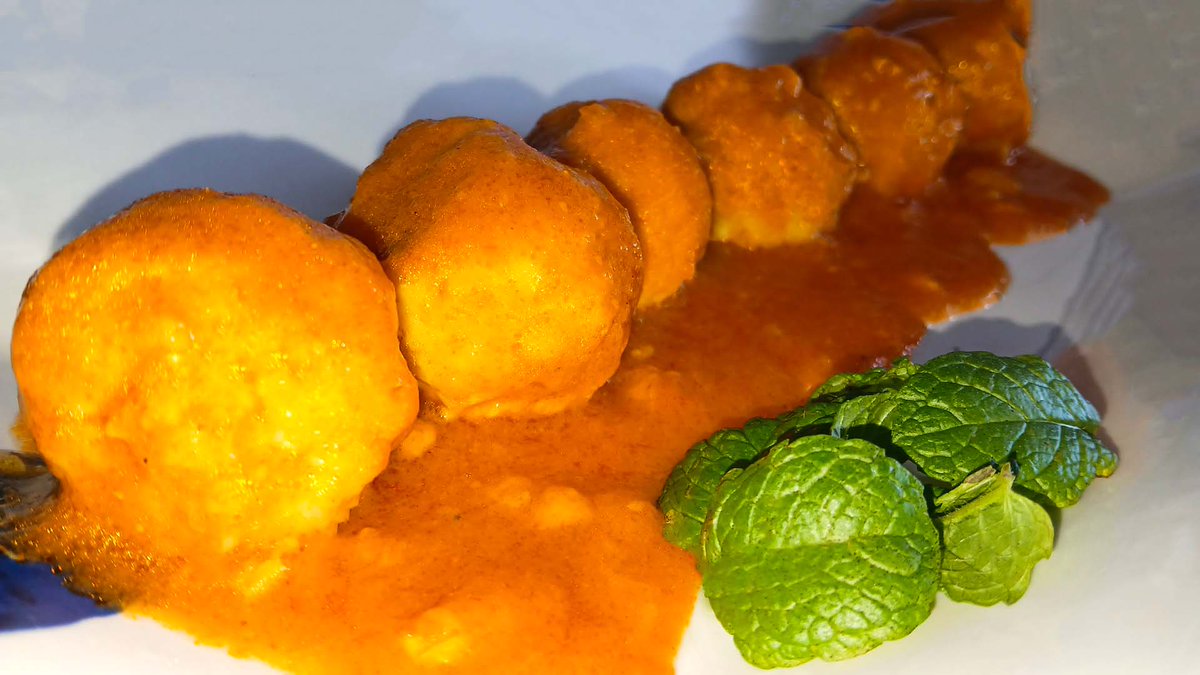 CocineraSenora's tweet photo. Albóndigas al curry y Jengibre (https://t.co/c22kgJ0JSQ)🥰😍😋 https://t.co/BBuf9CGM7J