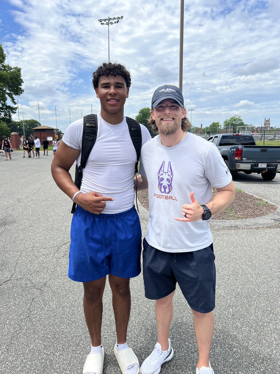 KalinW42's tweet photo. After a great camp and great conversation with @UACoachPerk I am blessed to receive my 3rd offer from the University of Albany!
@CoachMattScott 
@coach_jmack 
@SchroederFtball 
@mstumpy50 https://t.co/KCm8Ip8AeK