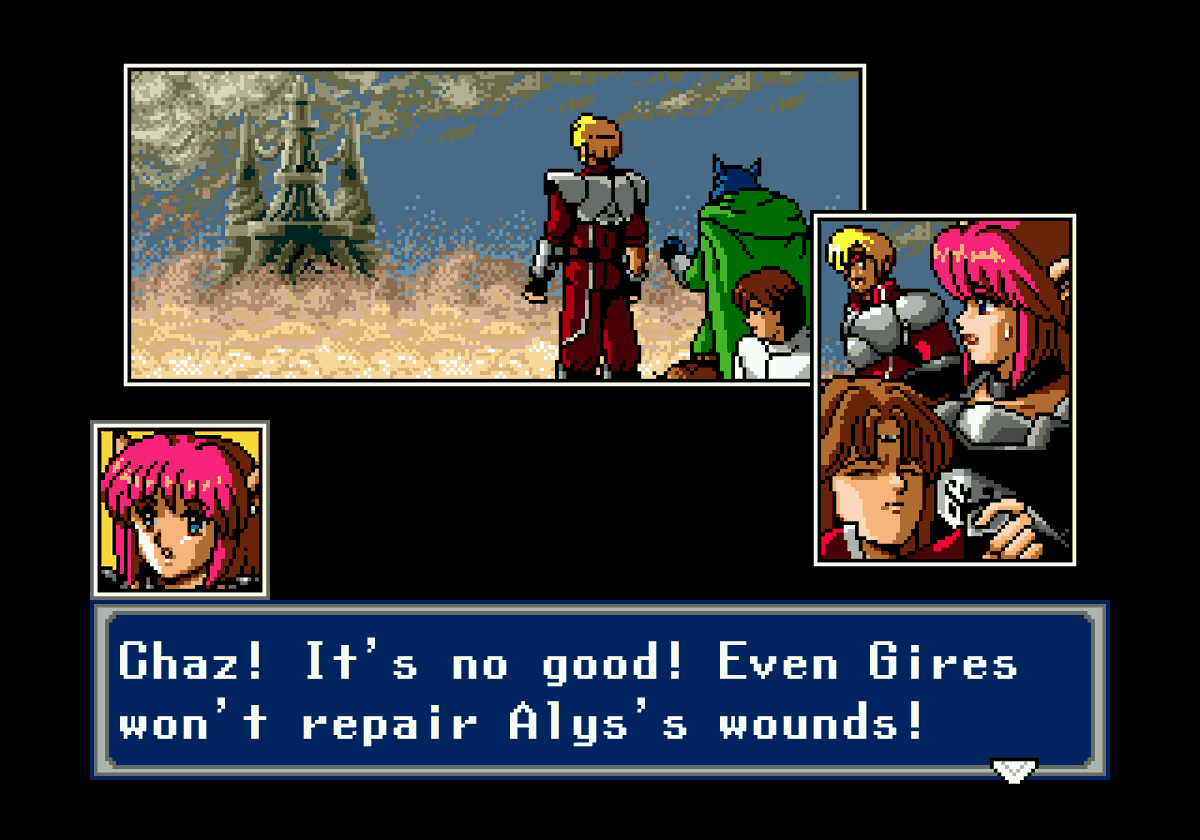 FantasyAnime's tweet photo. Still appreciating the comic book-style cut scenes in Phantasy Star IV. They gave the Genesis/Mega Drive one of its most unique storytelling styles. ❤️

(Post 1 of 3) https://t.co/wjxlYQhsN1