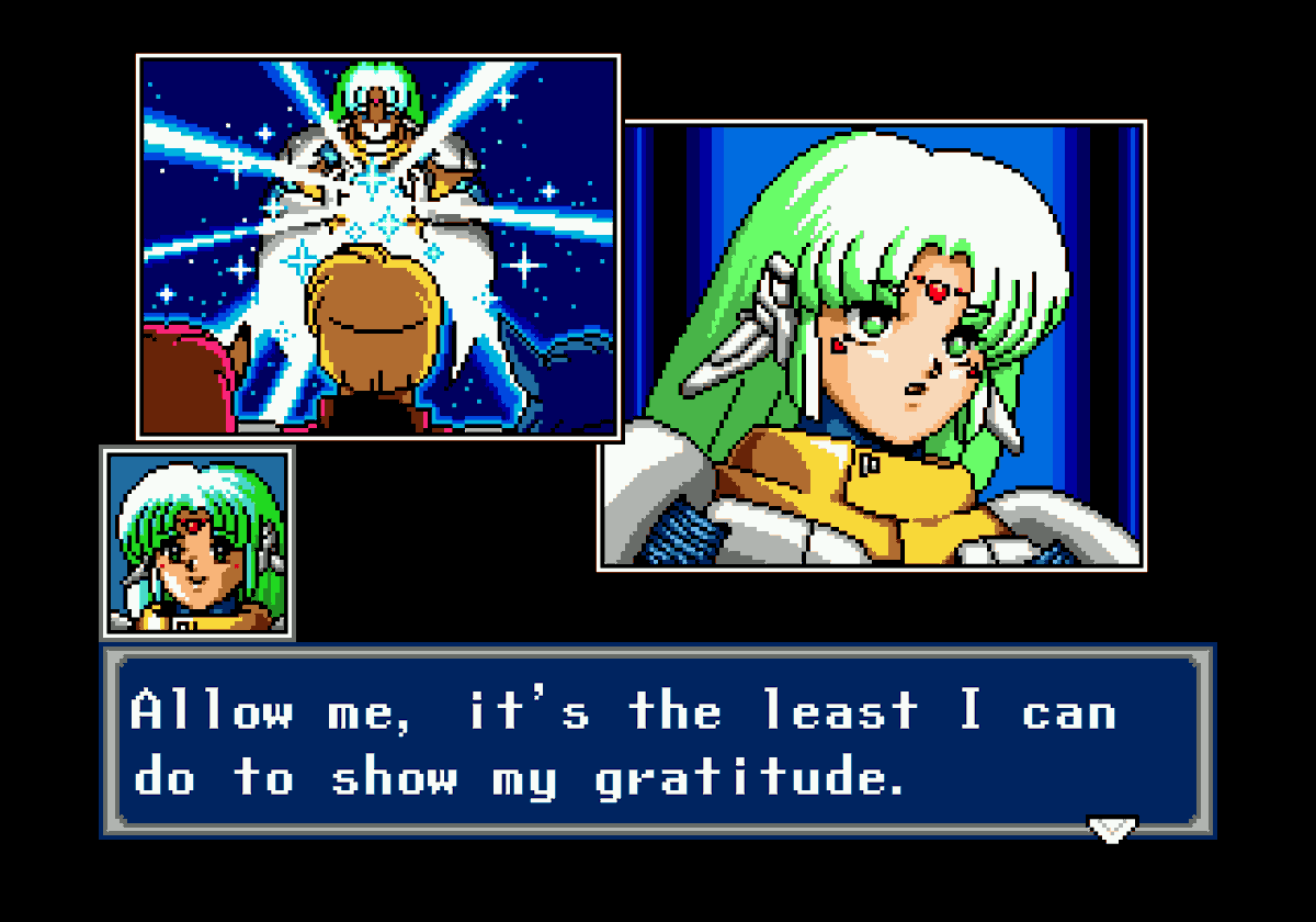 FantasyAnime's tweet photo. More comic book-style cut scenes in Phantasy Star IV (Genesis/Mega Drive) ❤️

(Post 2 of 3) https://t.co/24BEPBoJPV