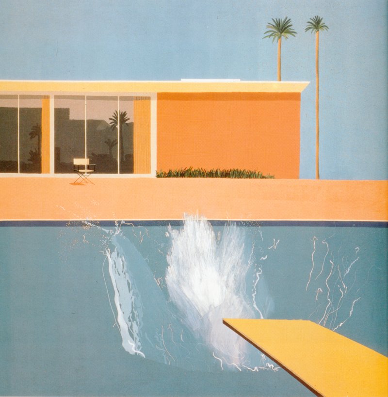Fourty35's tweet photo. Ha muerto David Hockney, el hombre que mejor pintaba las piscinas. https://t.co/vnbQTJoJ38